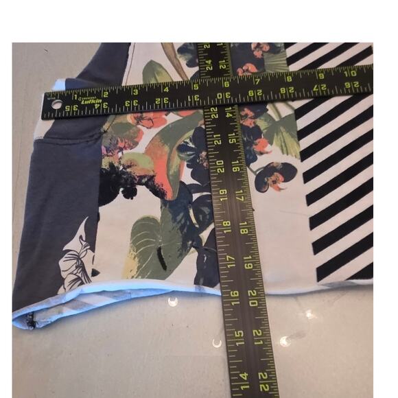 FP Movement Printed Tank Top Cropped SZ Small Activewear Oversized - Picture 6 of 6